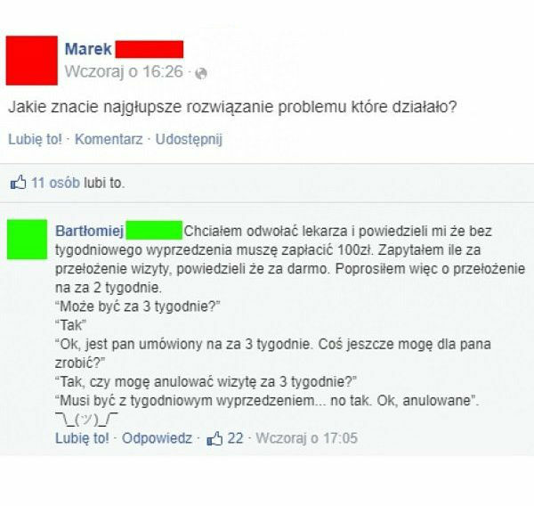 Najgłupsze rozwiązanie, które działa