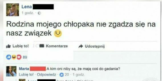 Dlaczego rodzina nie zgadza się na ten związek?