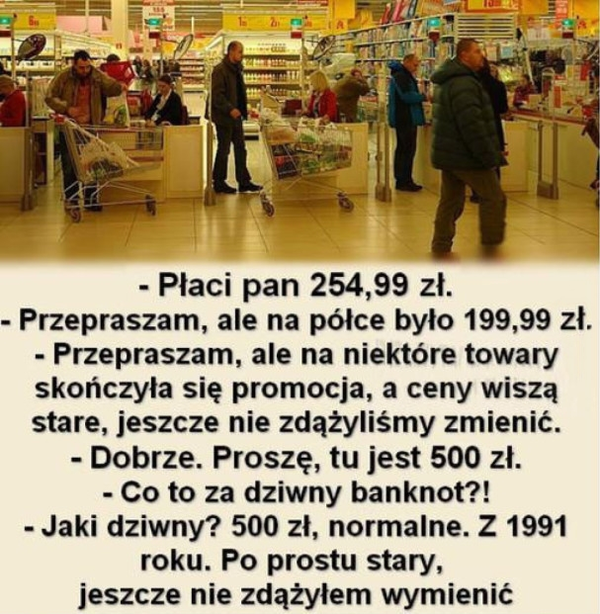 Nie zdążył wymienić