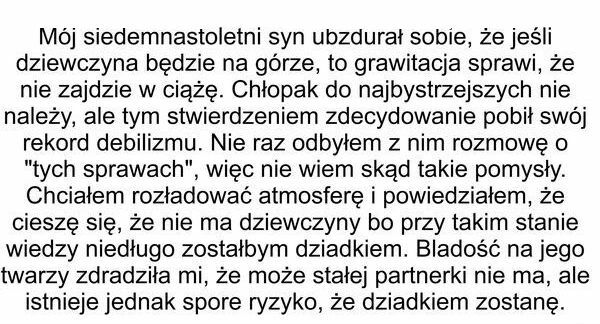 Pobił rekord głupoty? :P