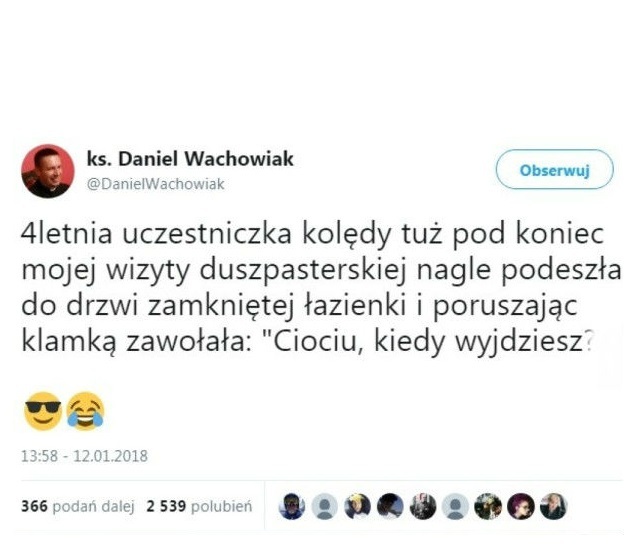 Dziwna sytuacja podczas kolędy