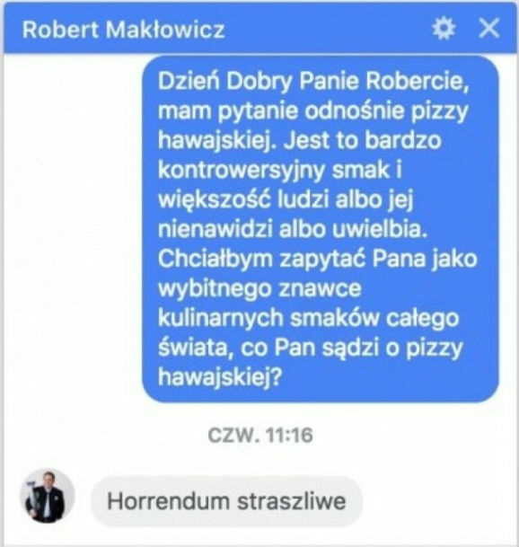 Mistrz zabrał głos