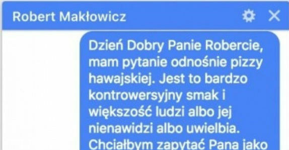 Mistrz zabrał głos