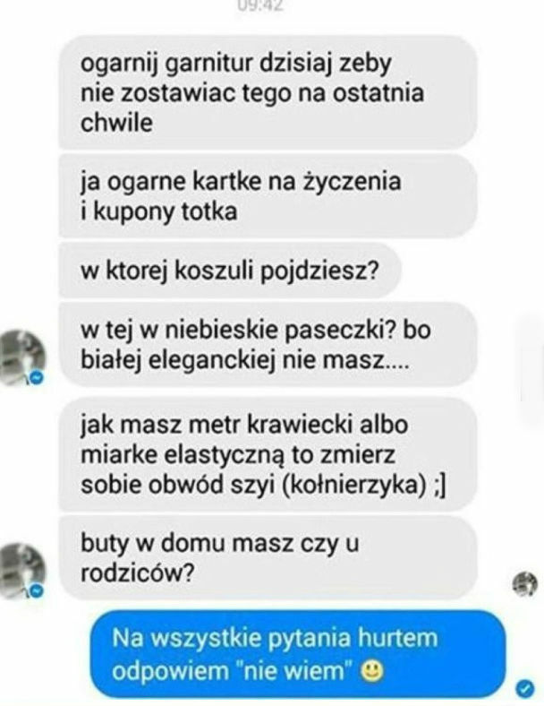 Za dużo pytań