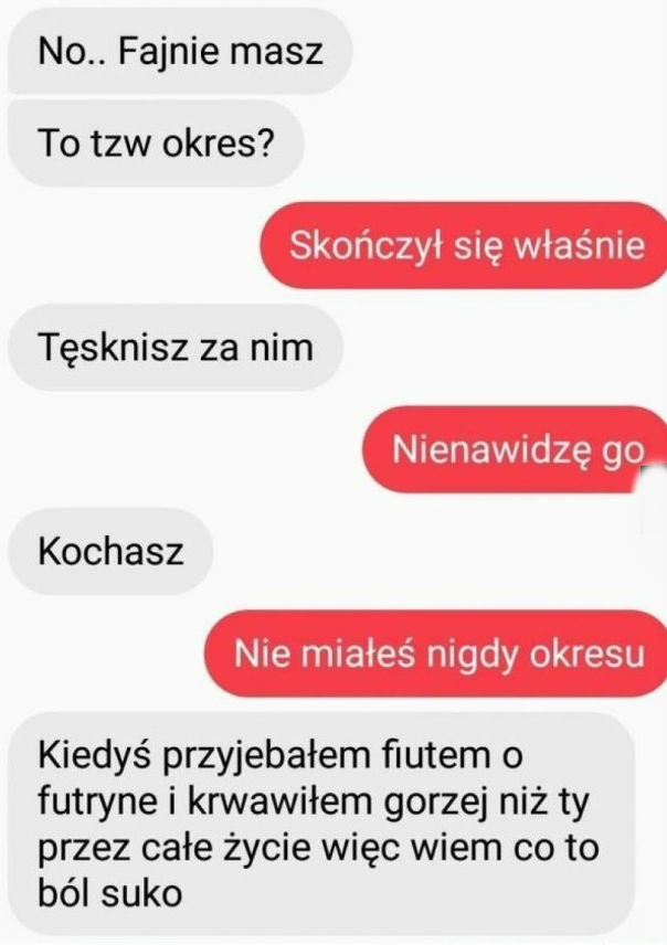 Nie wiesz co to prawdziwy ból