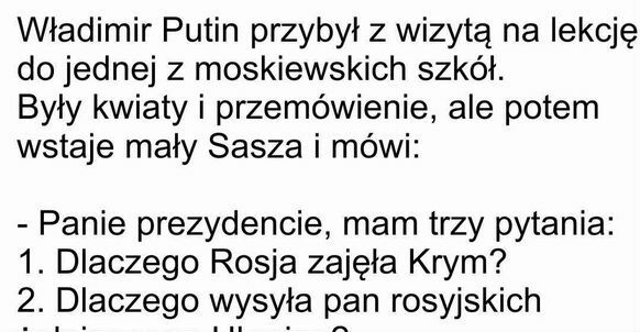 Kilka pytań do Putina