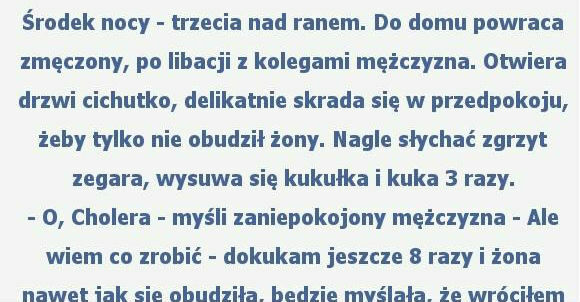 Nietypowe kukanie zegara 