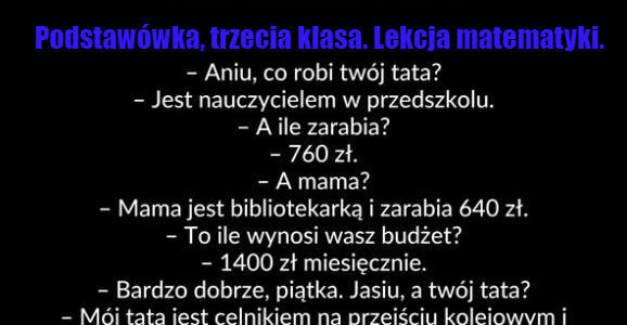 Lekcja matematyki 