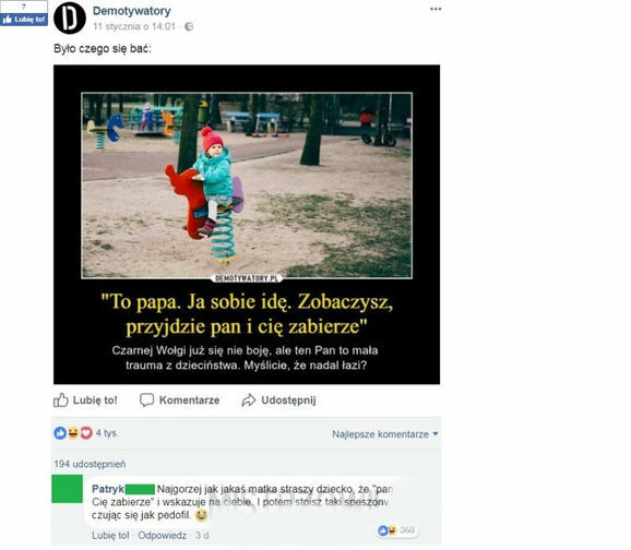 Trauma z dzieciństwa