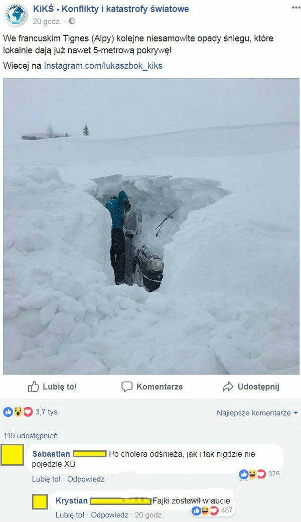 Pewnie coś zgubił
