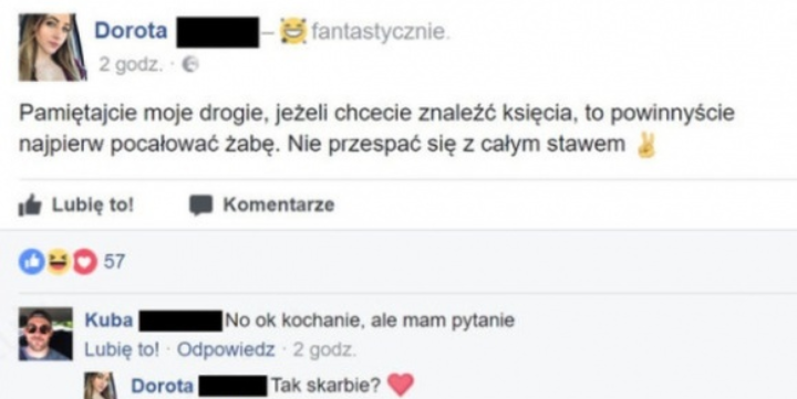 Przecież przeprosiła