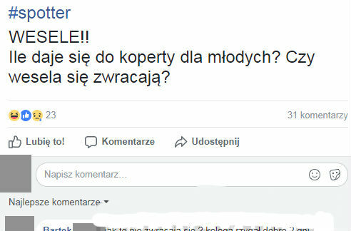 Czy wesela się zwracają?