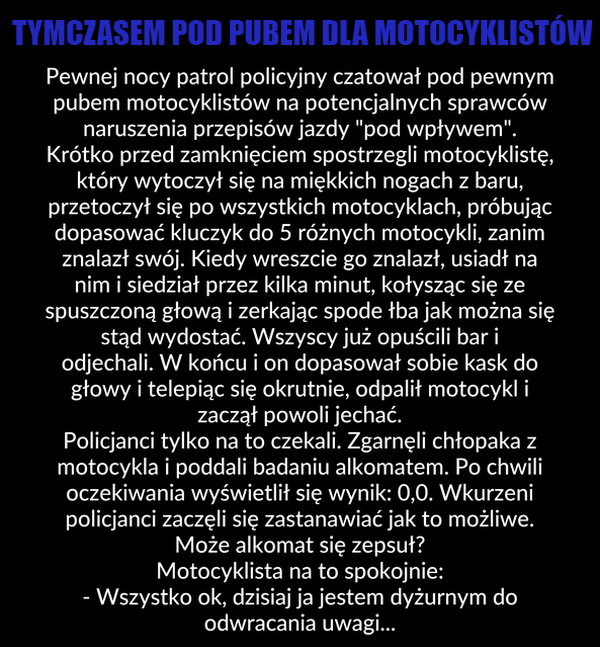Zaskoczeni policjanci 