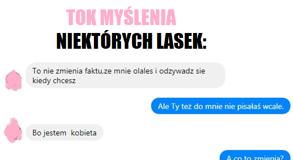 Tok myślenia niektórych lasek