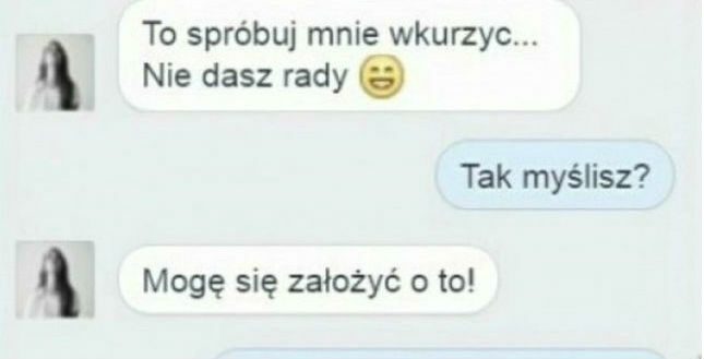 Chciała przycwaniakować