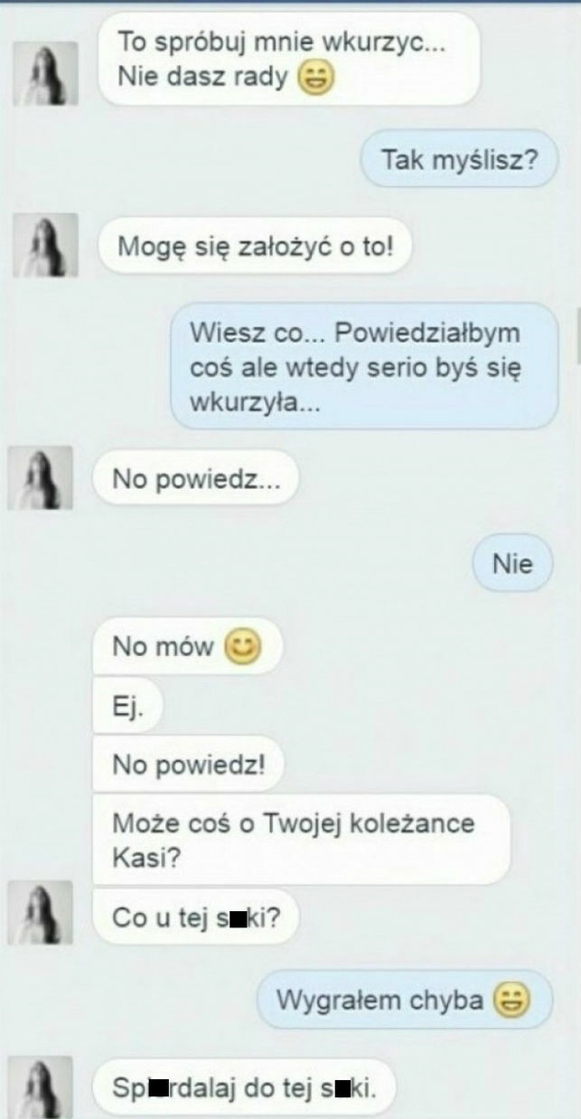 Chciała przycwaniakować