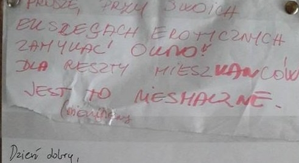 Riposta na sąsiedzkie upominanie 