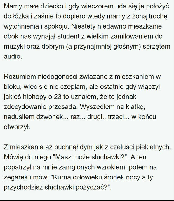 Głośny sąsiad