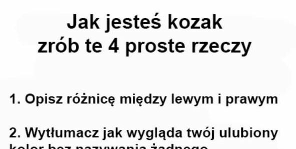 4 proste rzeczy
