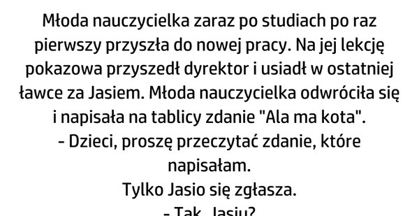 Nie mógł się powstrzymać 