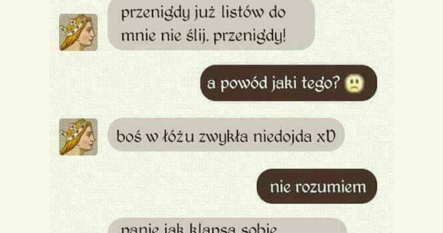 Niedojda w łóżku