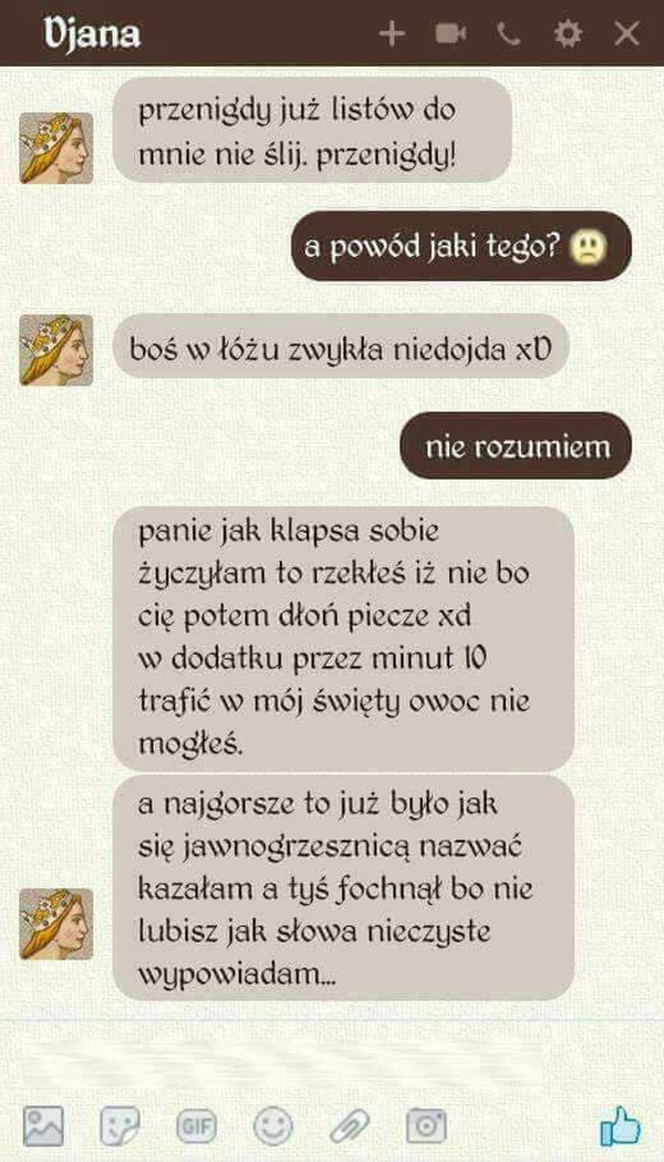 Niedojda w łóżku