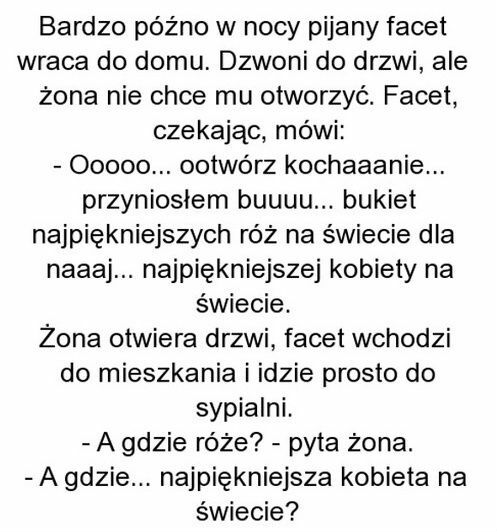 Pijany wraca do domu