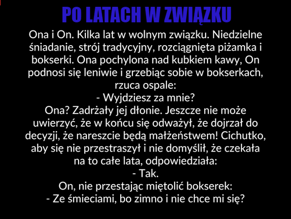 Po latach w związku