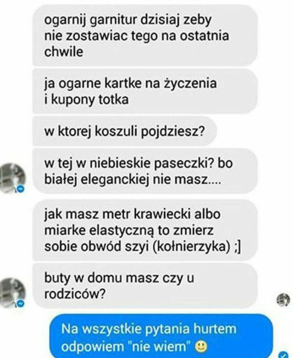 Hurtowa odpowiedź 