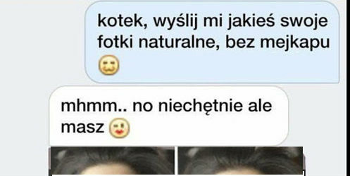 Całkowicie naturalna dziewczyna