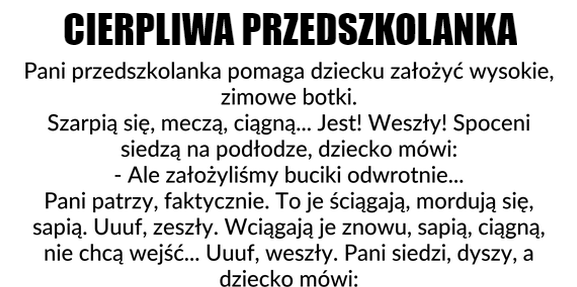 Cierpliwość kiedyś się kończy 