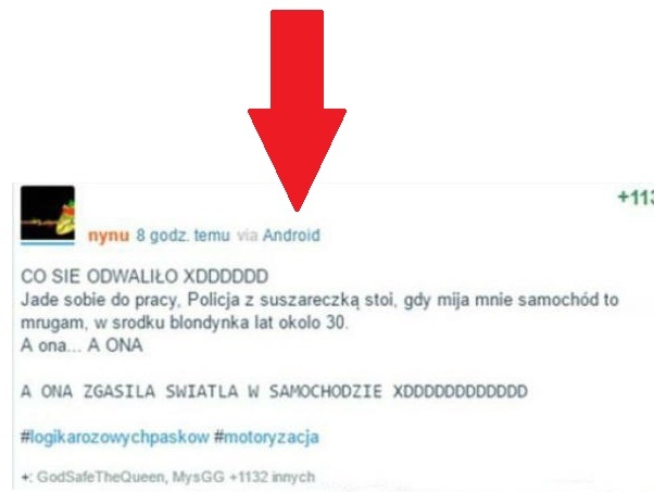 Blondynka za kierownicą