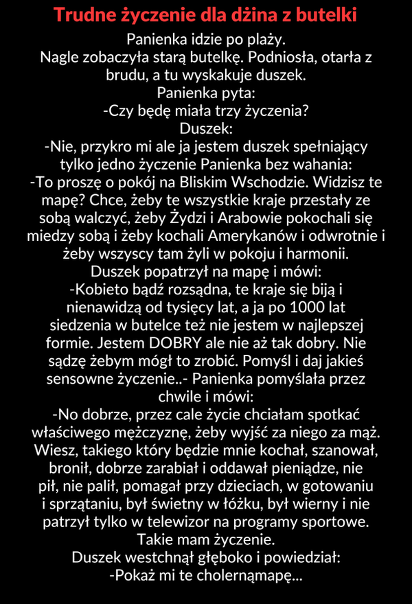 Trudne życzenie 