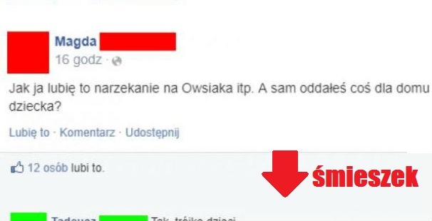 Teraz może bezkarnie narzekać 