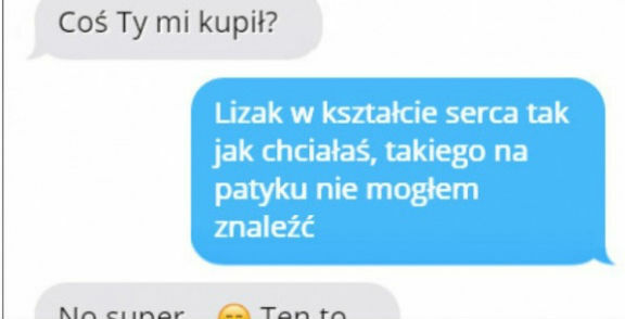 Nietypowy lizak