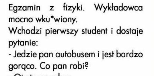 Egzamin z fizyki 