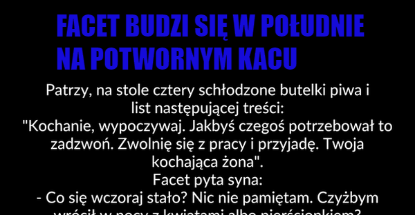 Wspomnienie zeszłego wieczoru 
