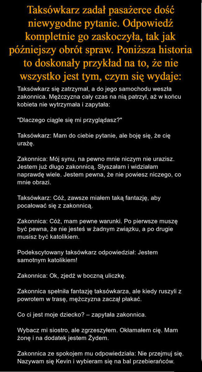 Taksówkarz i zakonnica 
