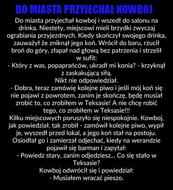 Co się stało w Teksasie? 
