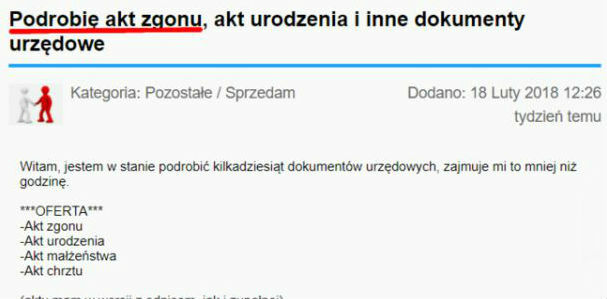 Uczciwy biznesmen