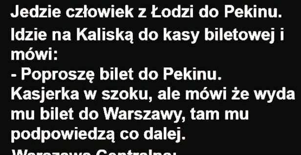 W Pekinie wiedzą wszystko 