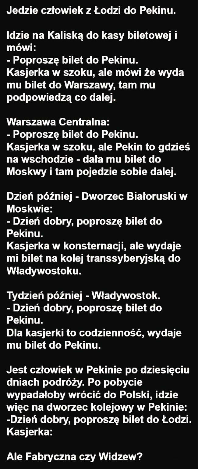 W Pekinie wiedzą wszystko 