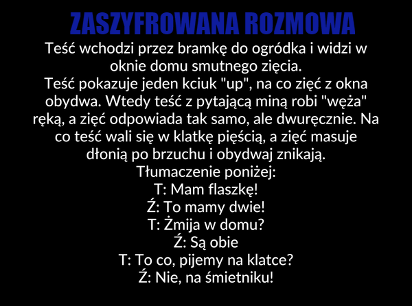 Zaszyfrowana rozmowa