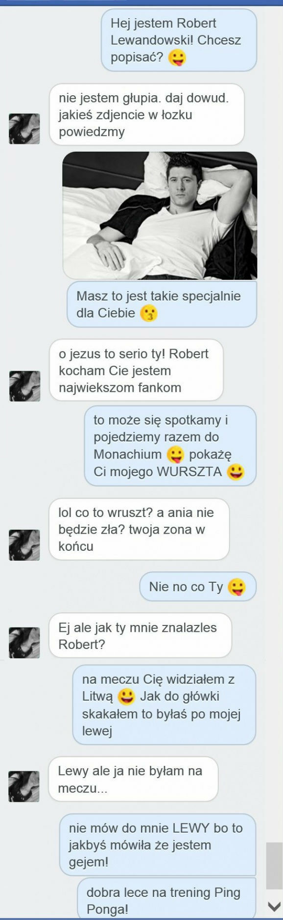 Cześć, tu Lewandowski. Poklikasz? 