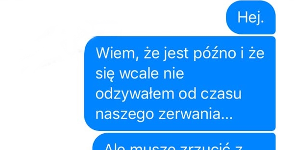 Muszę Ci powiedzieć coś ważnego