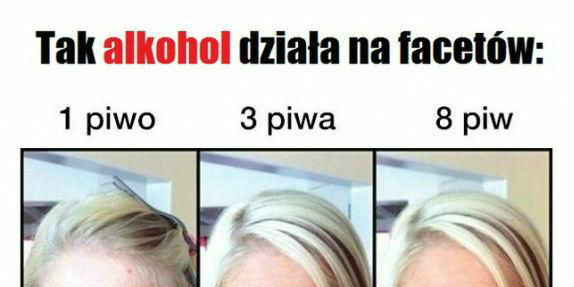 Tak alkohol działa na facetów 