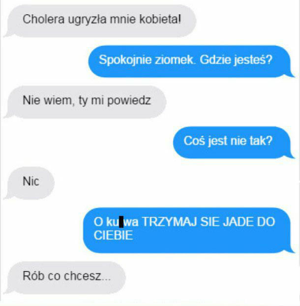 Ugryzła go kobieta