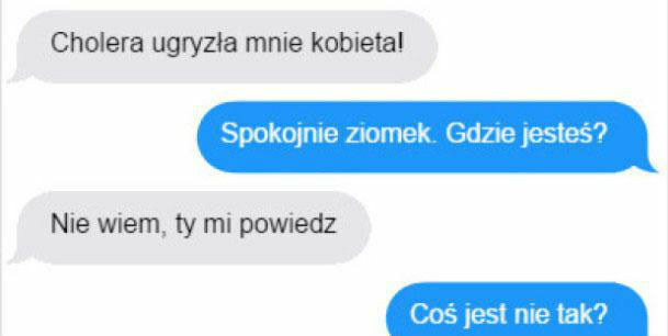 Ugryzła go kobieta