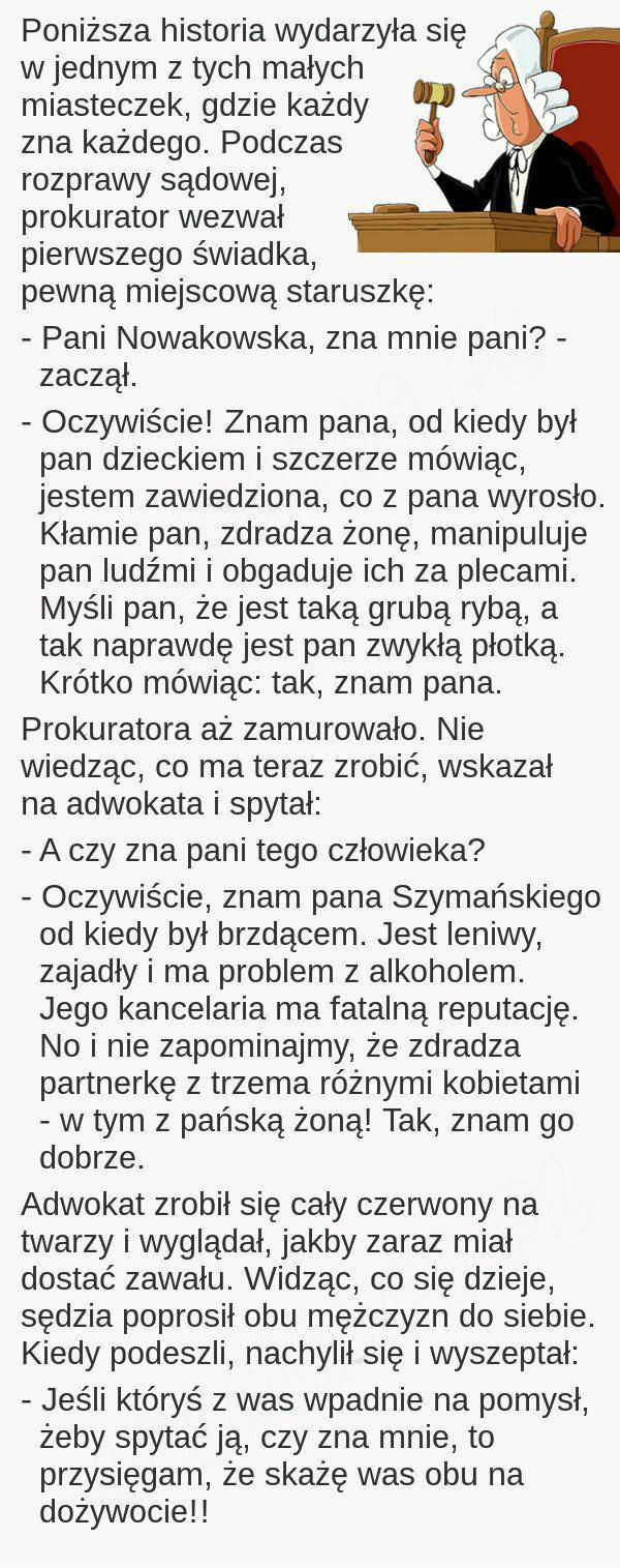 Tymczasem w sądzie...