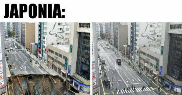 Takie tam porównanie Japonii i Polski